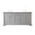 Arka VF53072DGR Bathroom Vanity in Grey/Brushed Nickel