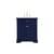 Arka VF53030BL Bathroom Vanity in Blue/Brushed Gold