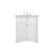 Arka VF53030WH Bathroom Vanity in White/Brushed Nickel