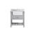 Arka VF60130GR-BS Bathroom Vanity in Grey/Brushed Nickel