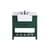 Arka VF60136GN-BS Bathroom Vanity in Green/Black