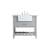 Arka VF60136GR Bathroom Vanity in Grey/Brushed Nickel