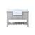 Arka VF60148GR-BS Bathroom Vanity in Grey/Brushed Nickel