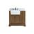 Arka VF60236DW-BS Bathroom Vanity in Driftwood/Black