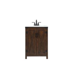 ARKA-E VF90224EX Bathroom Vanity in Expresso/Black