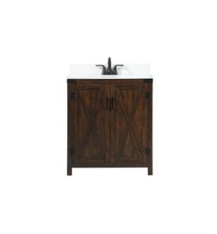 ARKA-E VF90230EX-BS Bathroom Vanity in Expresso/Black