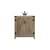 Arka VF90230NT Bathroom Vanity in Natural Oak/Black