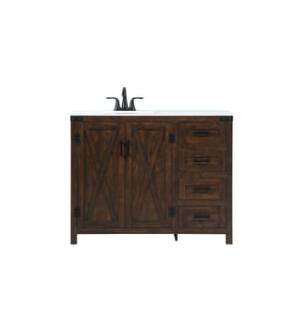 ARKA-E VF90242EX Bathroom Vanity in Expresso/Black