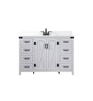 ARKA-E VF90248GR-BS Bathroom Vanity in Grey/Black
