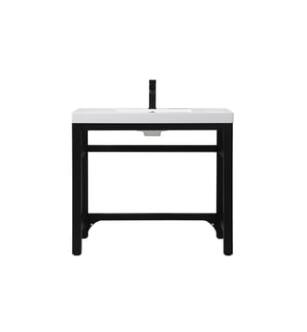 ARKA-E VF14536BK Bathroom Vanity Ada Compliant in Black/Black