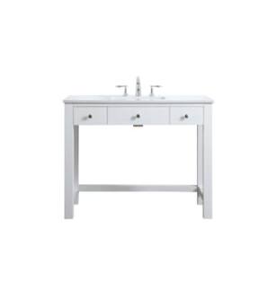 ARKA-E VF14842WH Bathroom Vanity Ada Compliant