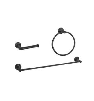ARKA-E HWB-11S3RMBK Bathroom Hardware Set