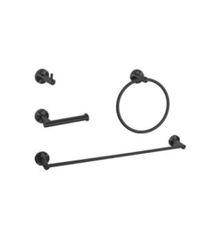 ARKA-E HWB-11S4MBK Bathroom Hardware Set
