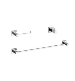 ARKA-E HWB-12S3HPCH Bathroom Hardware Set