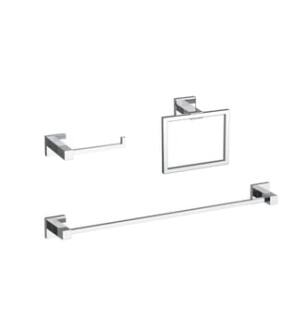 ARKA-E HWB-12S3RPCH Bathroom Hardware Set