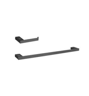 ARKA-E HWB-13S2MBK Bathroom Hardware Set