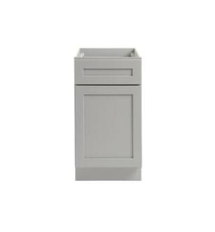 ARKA-E 2DB18-SKGR Shaker Style Kitchen Cabinet in Grey