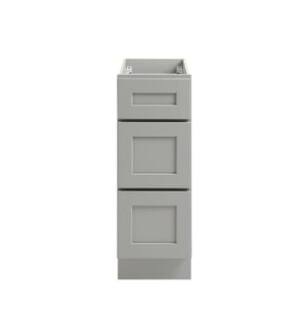 ARKA-E 3DB12-SKGR Shaker Style Kitchen Cabinet in Grey