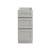 Arka 3DB15-SKGR Shaker Style Kitchen Cabinet in Grey