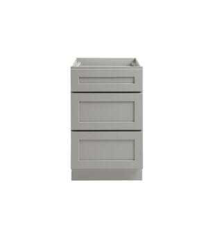 ARKA-E 3DB21-SKGR Shaker Style Kitchen Cabinet in Grey
