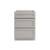 Arka 3DB24-SKGR Shaker Style Kitchen Cabinet in Grey