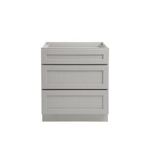ARKA-E 3DB30-SKGR Shaker Style Kitchen Cabinet in Grey