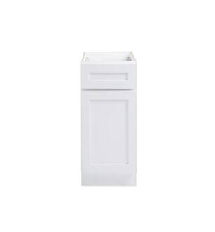 ARKA-E B15-SKWH Shaker Style Kitchen Cabinet in White