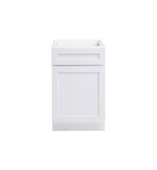 ARKA-E B21-SKWH Shaker Style Kitchen Cabinet in White