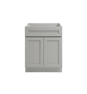 ARKA-E B27-SKGR Shaker Style Kitchen Cabinet in Grey