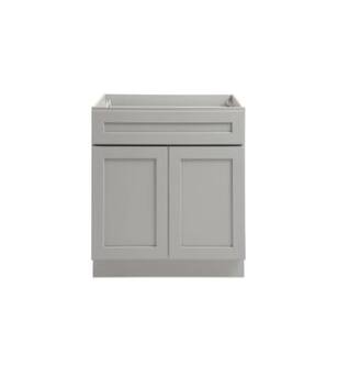 ARKA-E B30-SKGR Shaker Style Kitchen Cabinet in Grey