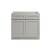 Arka B36-2RO-SKGR Shaker Style Kitchen Cabinet in Grey