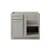 Arka BB36-SKGR Shaker Style Kitchen Cabinet in Grey