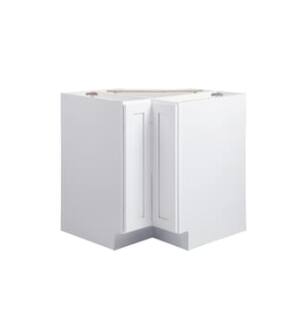 ARKA-E BCFD33-SKWH Shaker Style Kitchen Cabinet in White