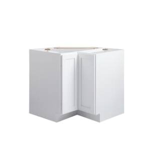 ARKA-E BCFD36-SKWH Shaker Style Kitchen Cabinet in White
