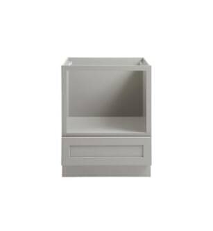 ARKA-E BMD27-SKGR Shaker Style Kitchen Cabinet in Grey