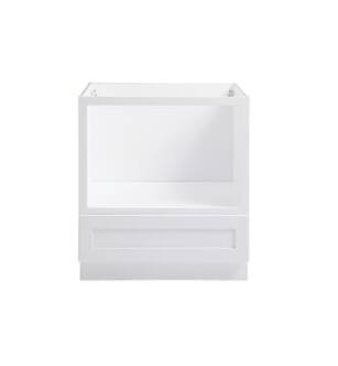 ARKA-E BMD30-SKWH Shaker Style Kitchen Cabinet in White