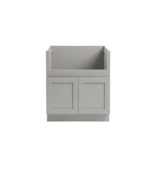 ARKA-E FSB30-SKGR Shaker Style Kitchen Cabinet in Grey