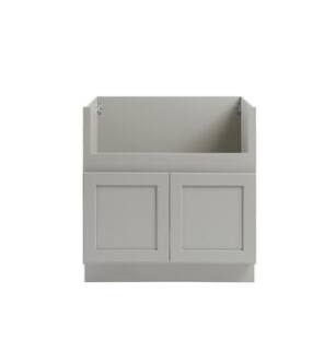 ARKA-E FSB33-SKGR Shaker Style Kitchen Cabinet in Grey