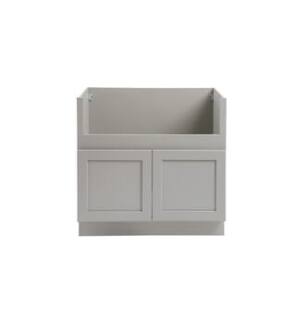 ARKA-E FSB36-SKGR Shaker Style Kitchen Cabinet in Grey