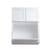 Arka MW2736-SKWH Shaker Style Kitchen Cabinet in White