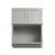 Arka MW3039-SKGR Shaker Style Kitchen Cabinet in Grey