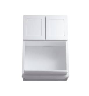 ARKA-E MW3042-SKWH Shaker Style Kitchen Cabinet in White
