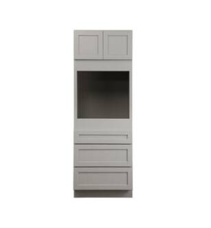 ARKA-E OC308424-SKGR Shaker Style Kitchen Cabinet in Grey