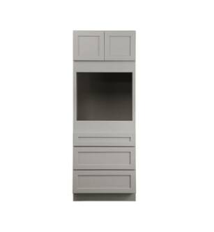 ARKA-E OC338424-SKGR Shaker Style Kitchen Cabinet in Grey