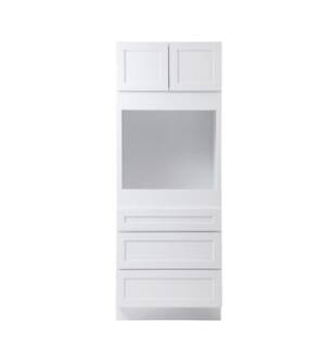 ARKA-E OC338424-SKWH Shaker Style Kitchen Cabinet in White