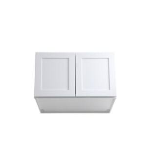 ARKA-E RW3018-SKWH Shaker Style Kitchen Cabinet in White