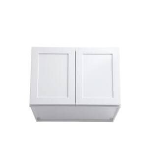 ARKA-E RW3021-SKWH Shaker Style Kitchen Cabinet in White