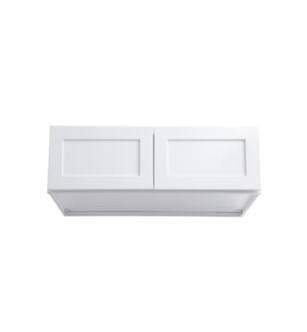 ARKA-E RW3612-SKWH Shaker Style Kitchen Cabinet in White