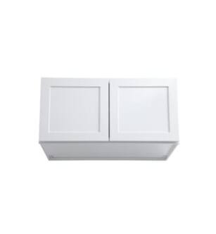 ARKA-E RW3618-SKWH Shaker Style Kitchen Cabinet in White