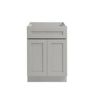 ARKA-E SB24-SKGR Shaker Style Kitchen Cabinet in Grey